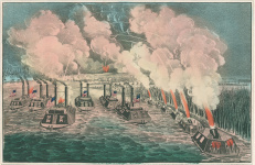 Currier: Bombardment of Island No. 10
