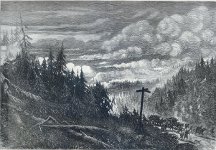 Illustrated London News: Forest Fire, Fox River