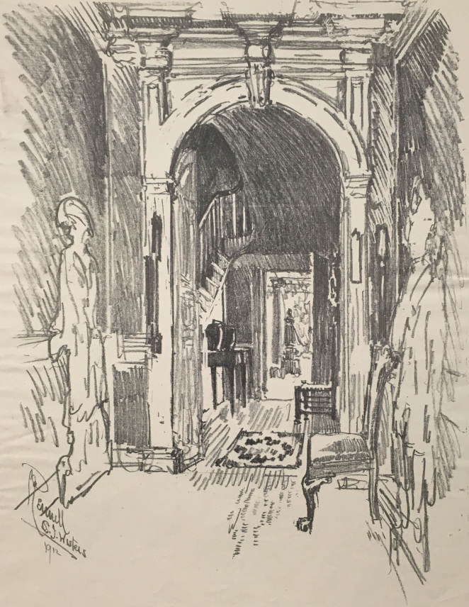 Pennell: Hall at Dr. Wister's