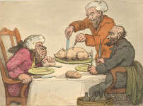 Rowlandson: Jews at Luncheon