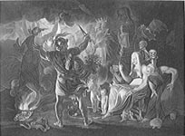 Macbeth consulting the Witches